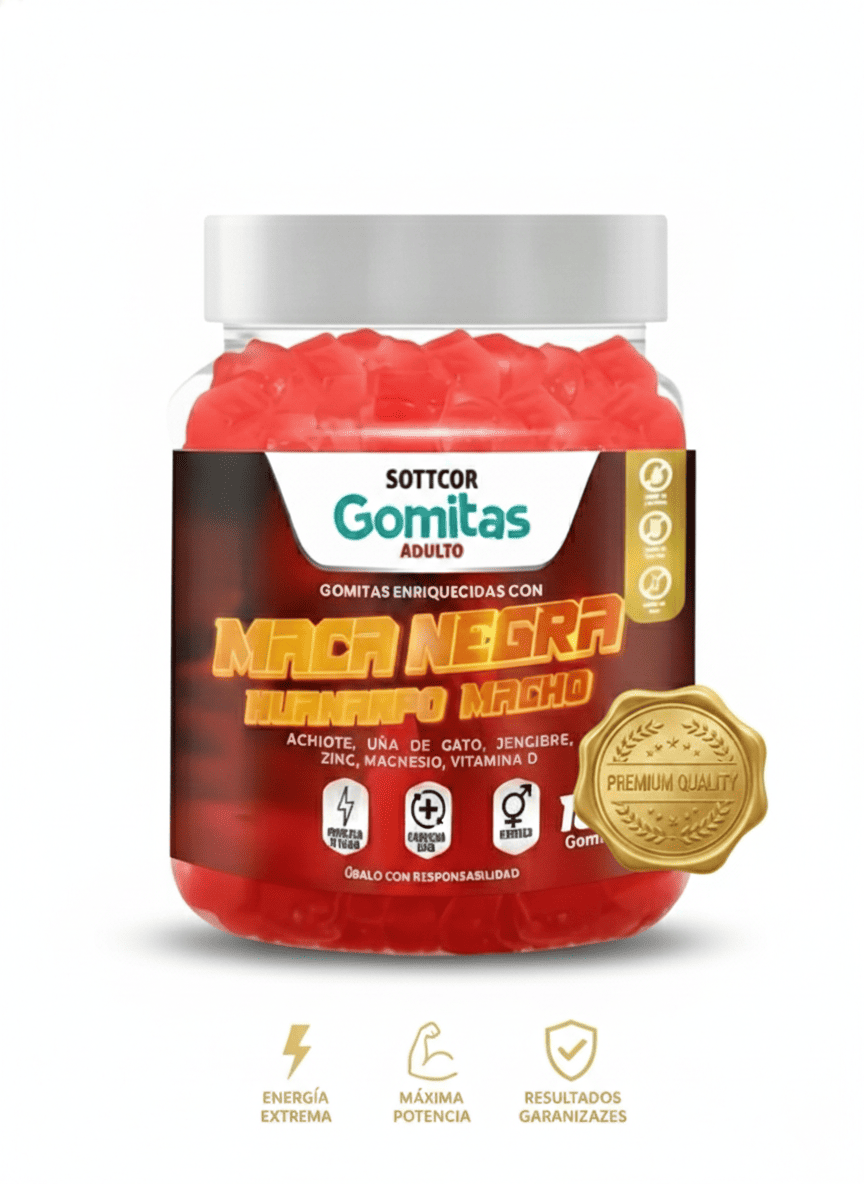 GOMITAS MACA NEGRA + HUANARPO MACHO