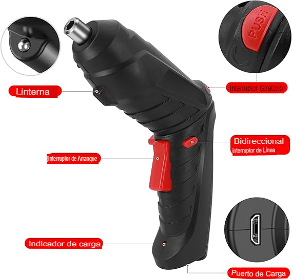 TALADRO DESTORNILLADOR MULTIFUNCIONAL