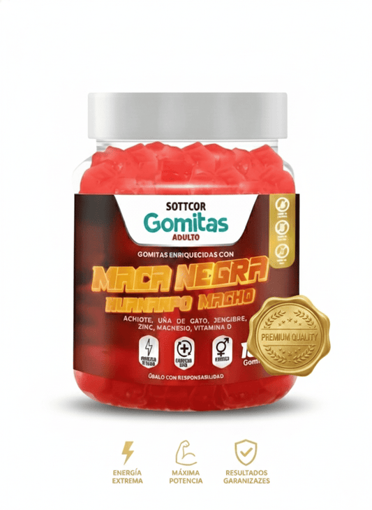 GOMITAS MACA NEGRA + HUANARPO MACHO