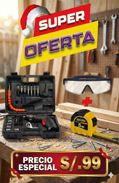 TALADRO DESTORNILLADOR MULTIFUNCIONAL